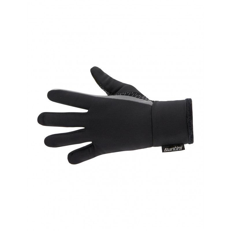 Santini Adapt Unisex Cycling Gloves (Black) - BUMSONTHESADDLE