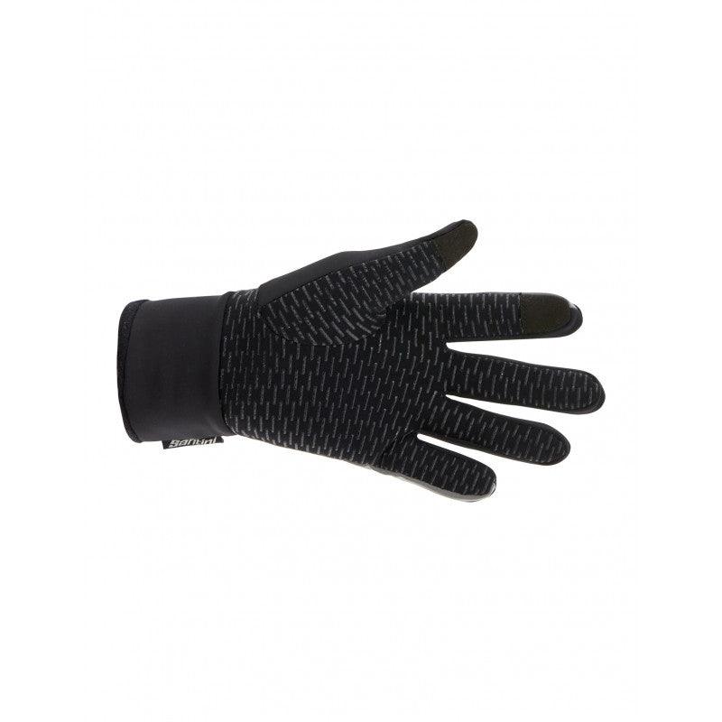 Santini Adapt Unisex Cycling Gloves (Black) - BUMSONTHESADDLE