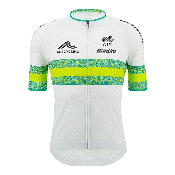 Santini Australia National Team Mens Cycling Jersey (Print) - BUMSONTHESADDLE