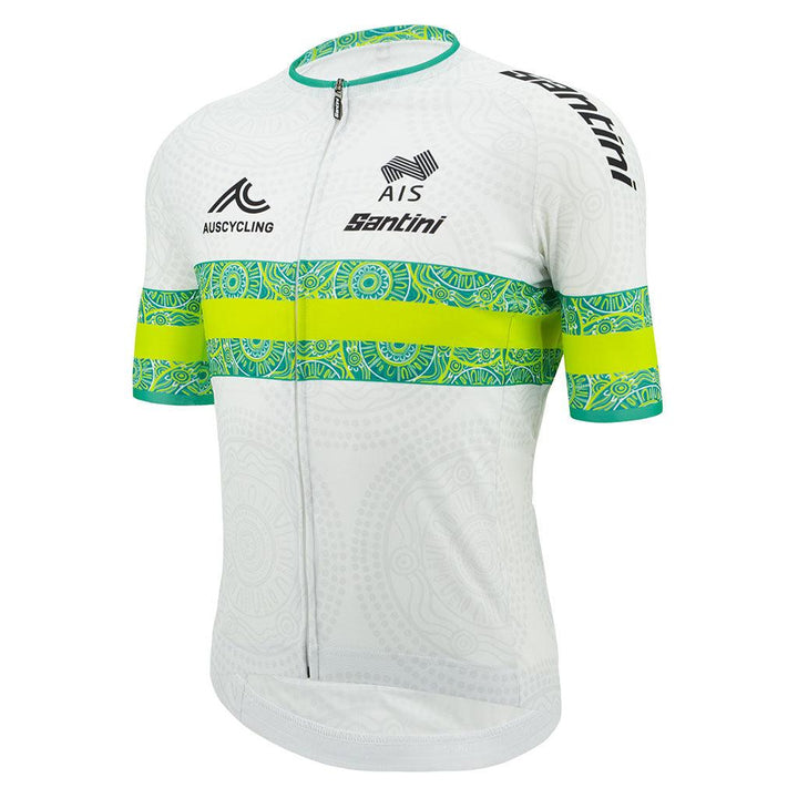 Santini Australia National Team Mens Cycling Jersey (Print) - BUMSONTHESADDLE