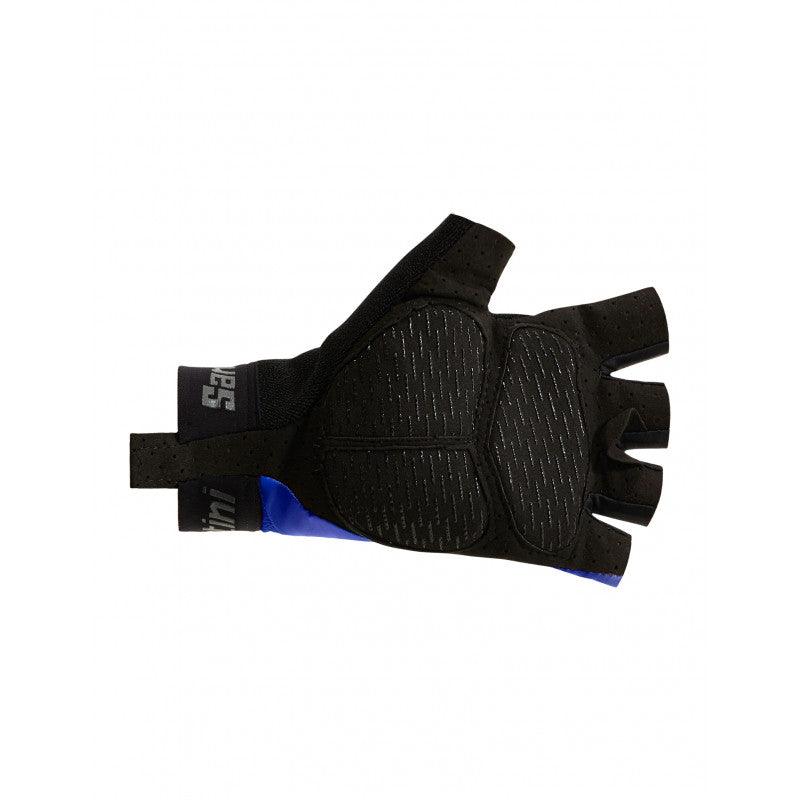 Santini Bengal Gel Unisex Cycling Gloves (Blue) - BUMSONTHESADDLE