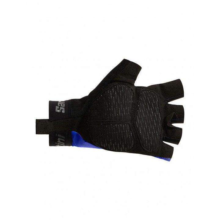 Santini Bengal Gel Unisex Cycling Gloves (Blue) - BUMSONTHESADDLE