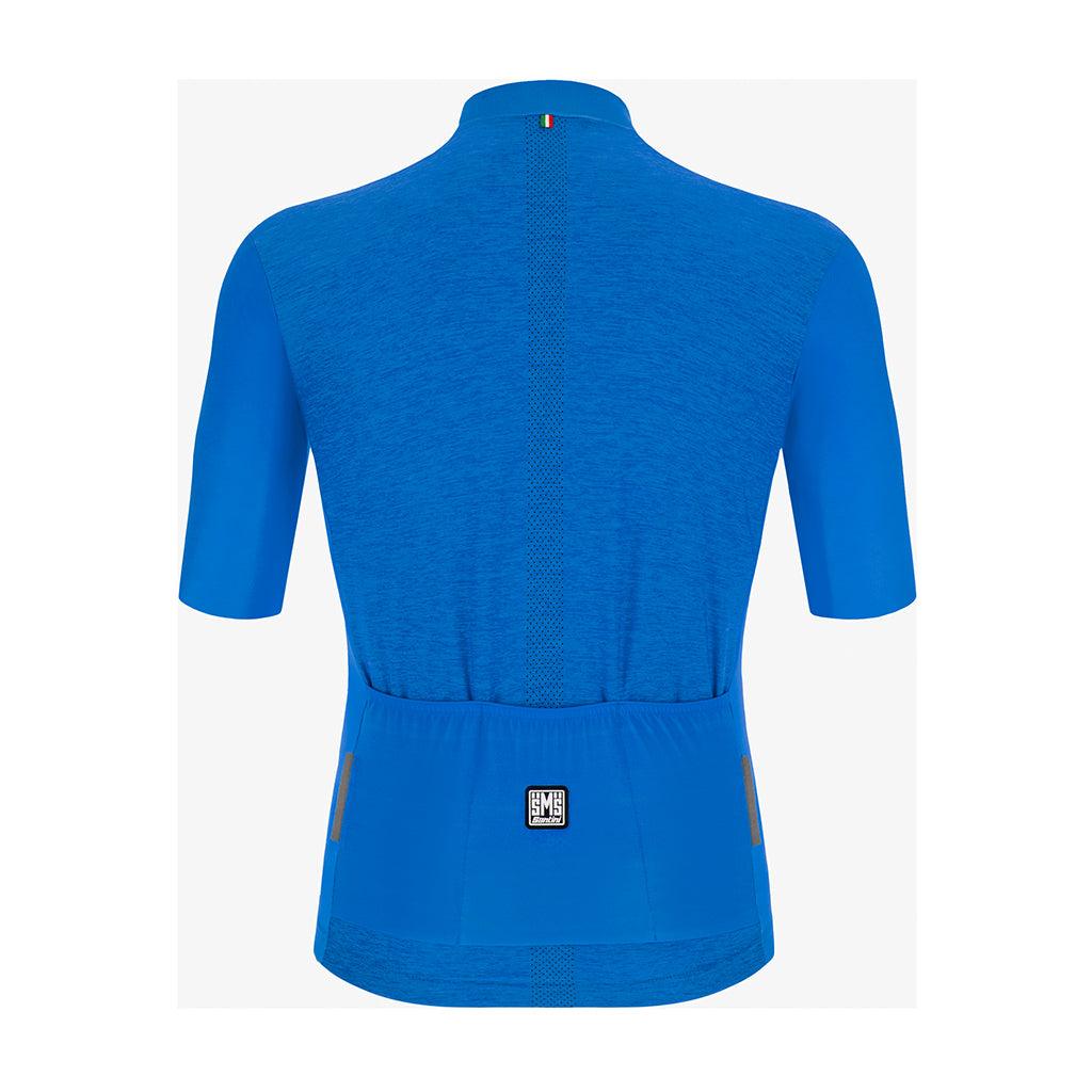 Santini Colore Puro Mens Cycling Jersey (Royal Blue) - BUMSONTHESADDLE