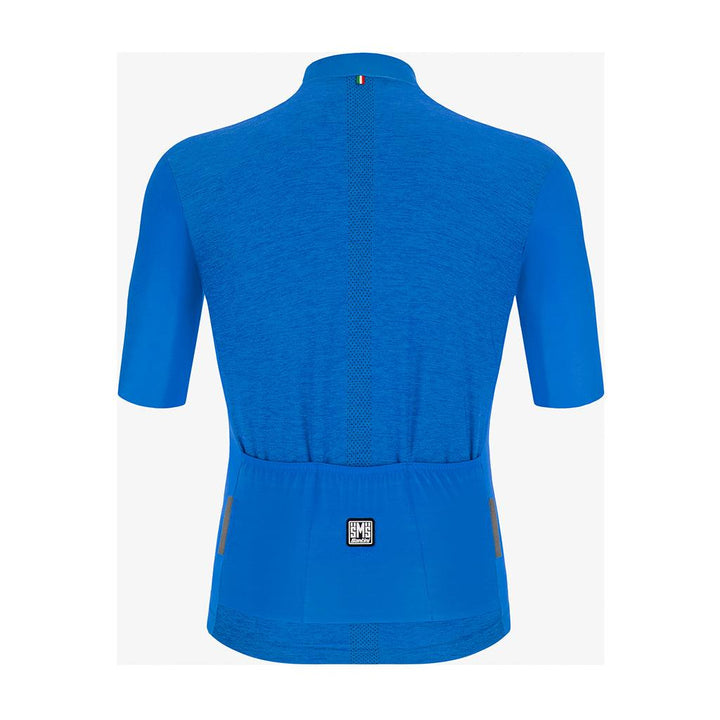 Santini Colore Puro Mens Cycling Jersey (Royal Blue) - BUMSONTHESADDLE