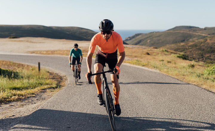 Santini Colore Riga Mens Cycling Jersey (Orange) - BUMSONTHESADDLE