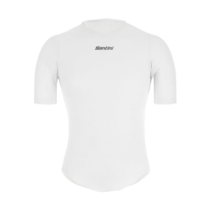 Santini Delta Cooling Mens Cycling Baselayer (White) - BUMSONTHESADDLE