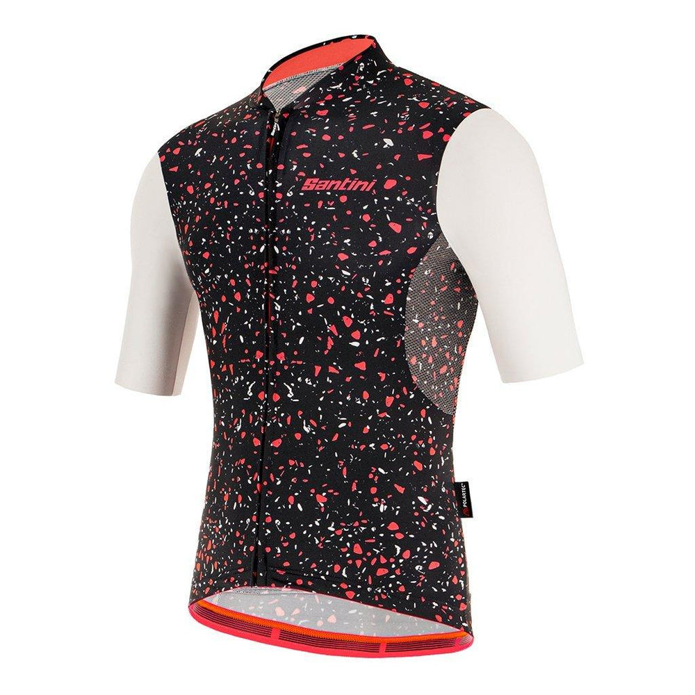 Santini Delta Pietra Mens Cycling Jersey (Black) - BUMSONTHESADDLE
