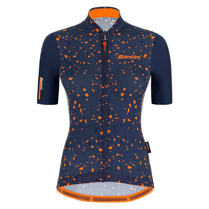 Santini Delta Pietra Womens Cycling Jersey (Nautica Blue) - BUMSONTHESADDLE