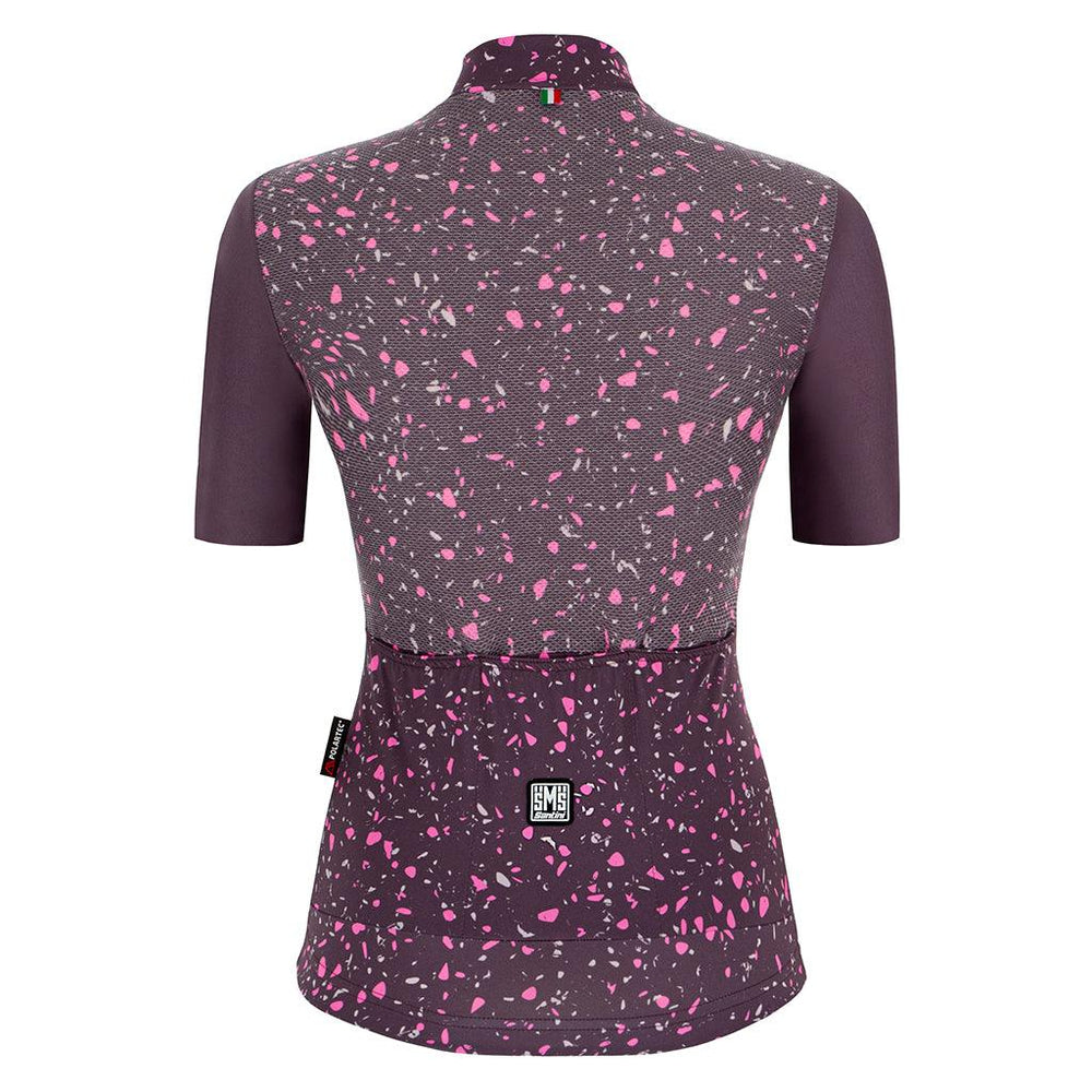 Santini Delta Pietra Womens Cycling Jersey (Vineyard) - BUMSONTHESADDLE