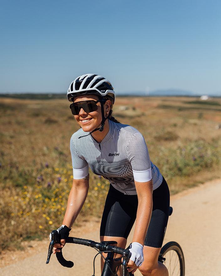 Santini Delta Vortex Womens Cycling Jersey (Teal) - BUMSONTHESADDLE