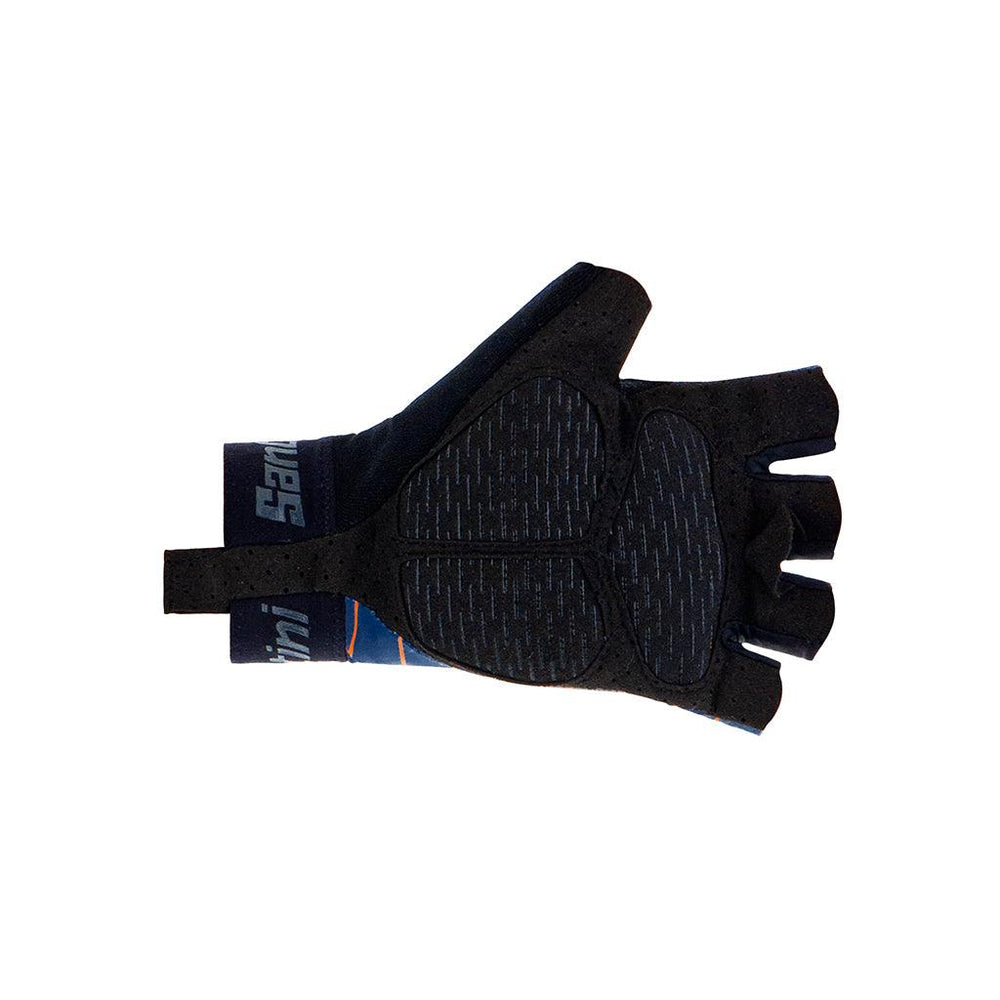 Santini Dinamo Unisex Cycling Gloves (Navy Blue) - BUMSONTHESADDLE
