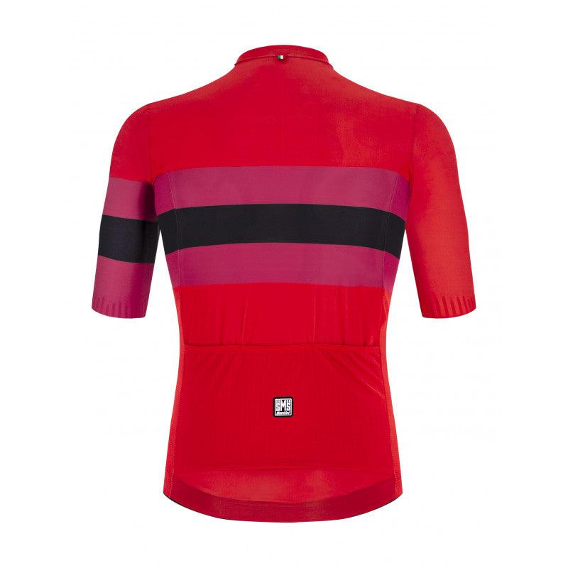 Santini Eco Sleek Bengal Men's Cycling Jersey (Orange) - BUMSONTHESADDLE