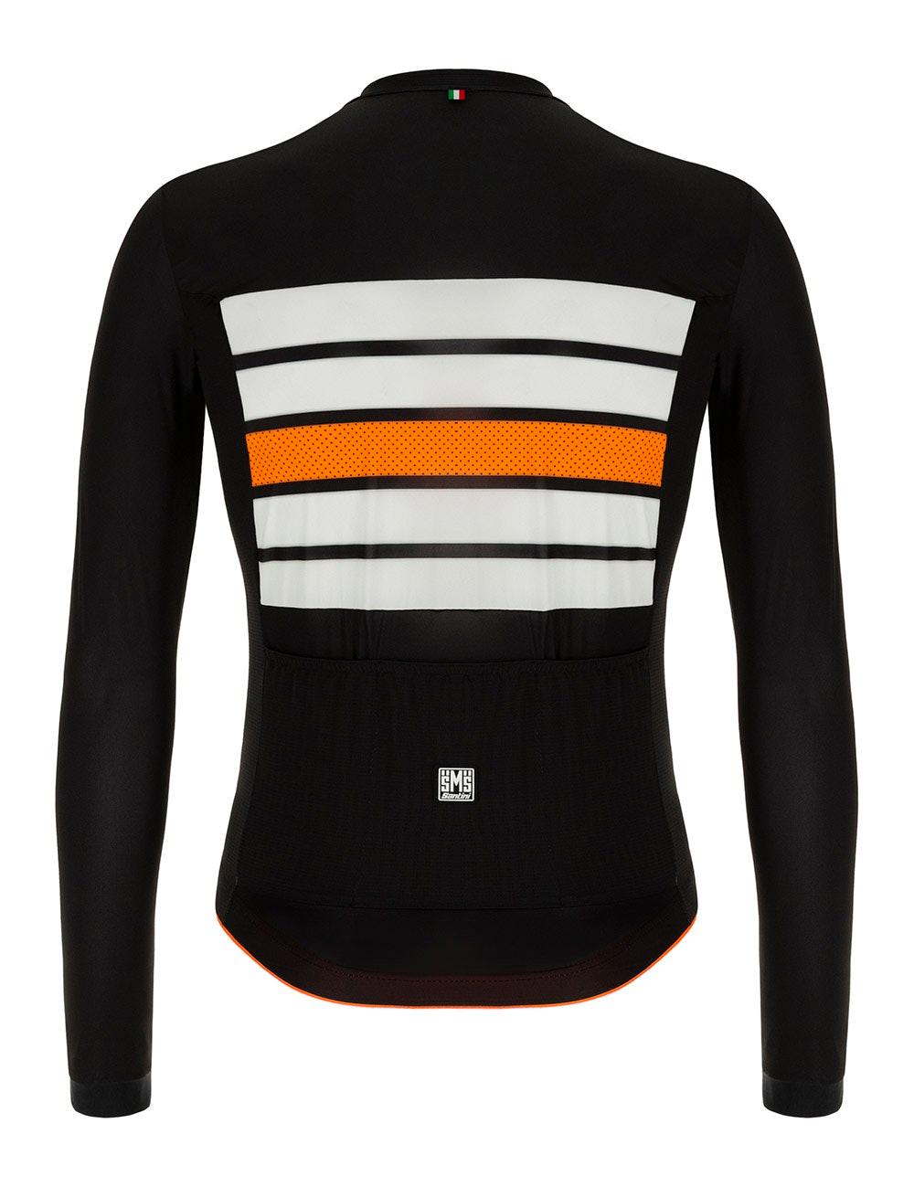 Santini Eco Sleek Bengal Mens Cycling Jersey (Black) - BUMSONTHESADDLE