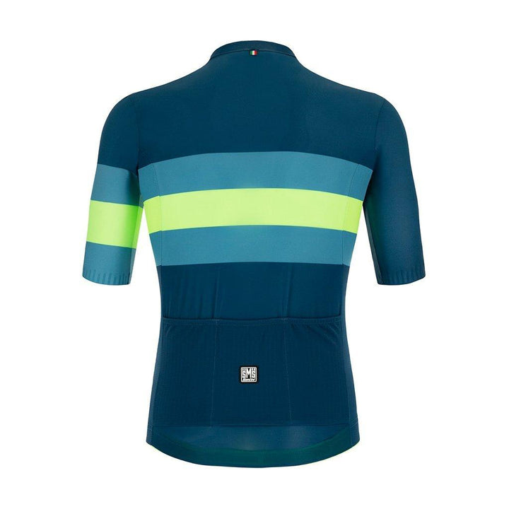 Santini Eco Sleek Bengal Mens Cycling Jersey (Green) - BUMSONTHESADDLE