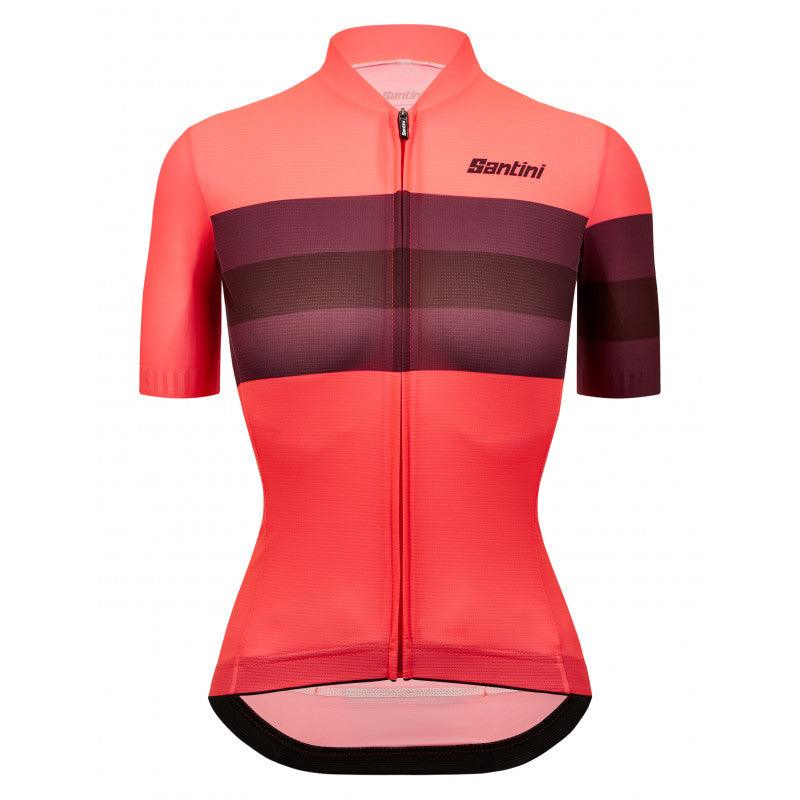 Santini Ecosleek Bengal Womens Cycling Jersey (Granatina) - BUMSONTHESADDLE