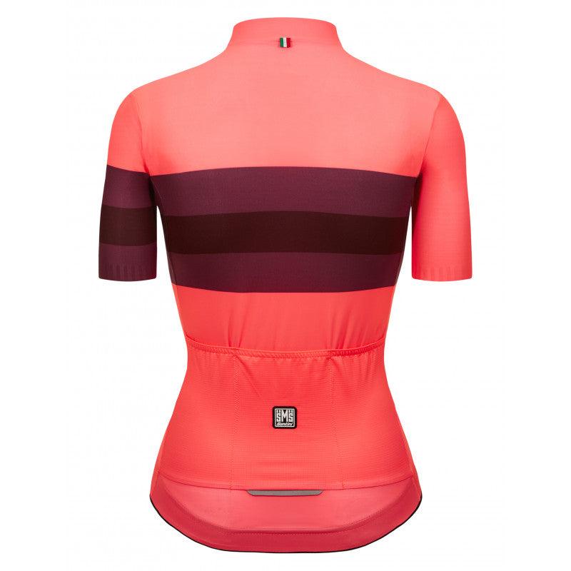 Santini Ecosleek Bengal Womens Cycling Jersey (Granatina) - BUMSONTHESADDLE
