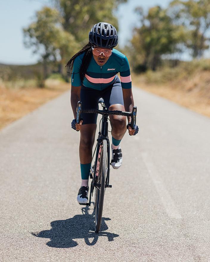 Santini Ecosleek Bengal Womens Cycling Jersey (Granatina) - BUMSONTHESADDLE