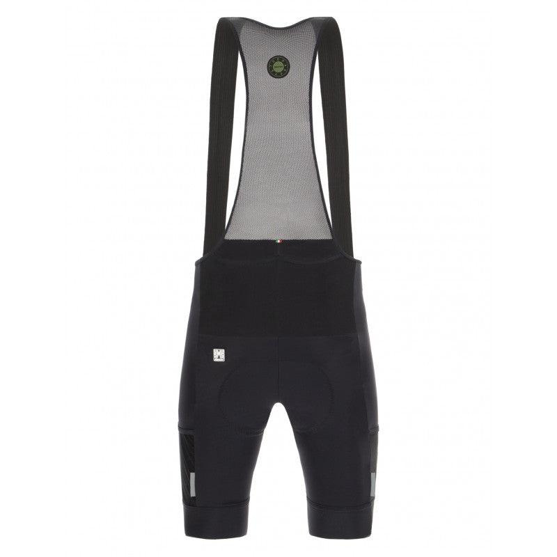 Santini Gravel Mens Cycling Bibshort (Black) - BUMSONTHESADDLE