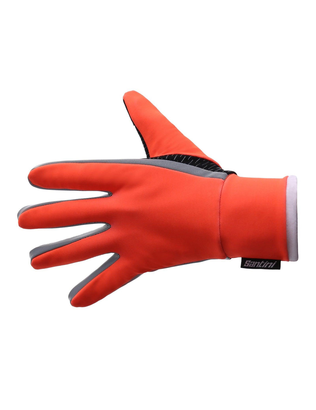 Santini H20 Vega Unisex Cycling Gloves (Flashy Orange) - BUMSONTHESADDLE