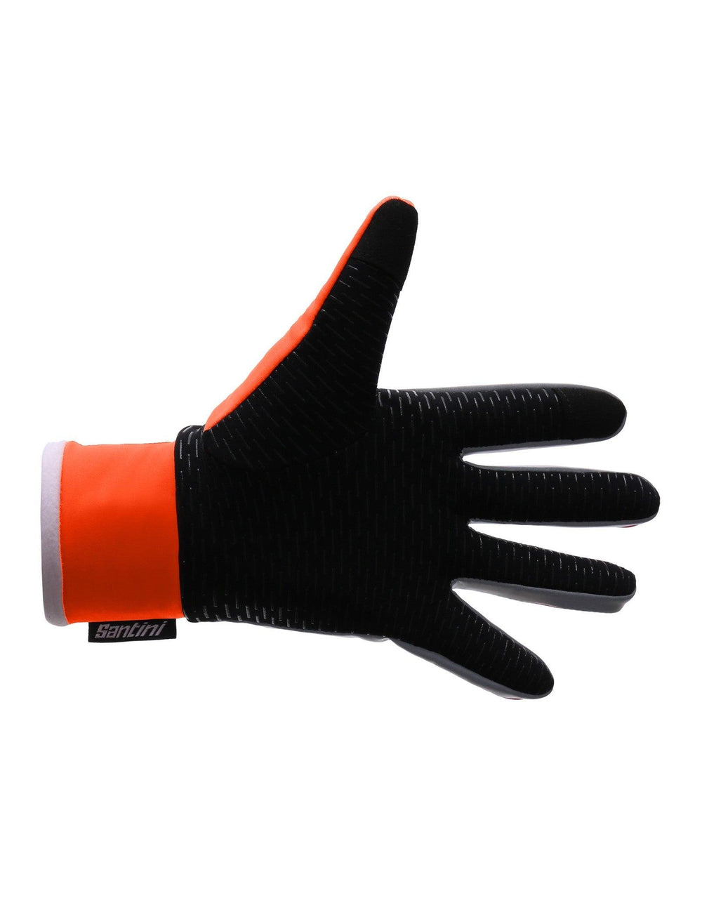 Santini H20 Vega Unisex Cycling Gloves (Flashy Orange) - BUMSONTHESADDLE