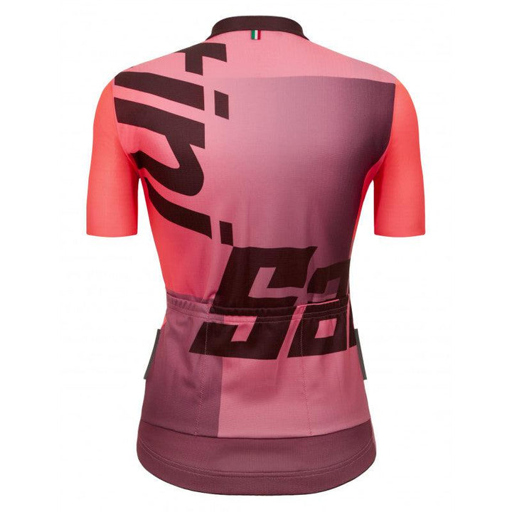 Santini Karma Logo Womens Cycling Jersey (Granatina) - BUMSONTHESADDLE