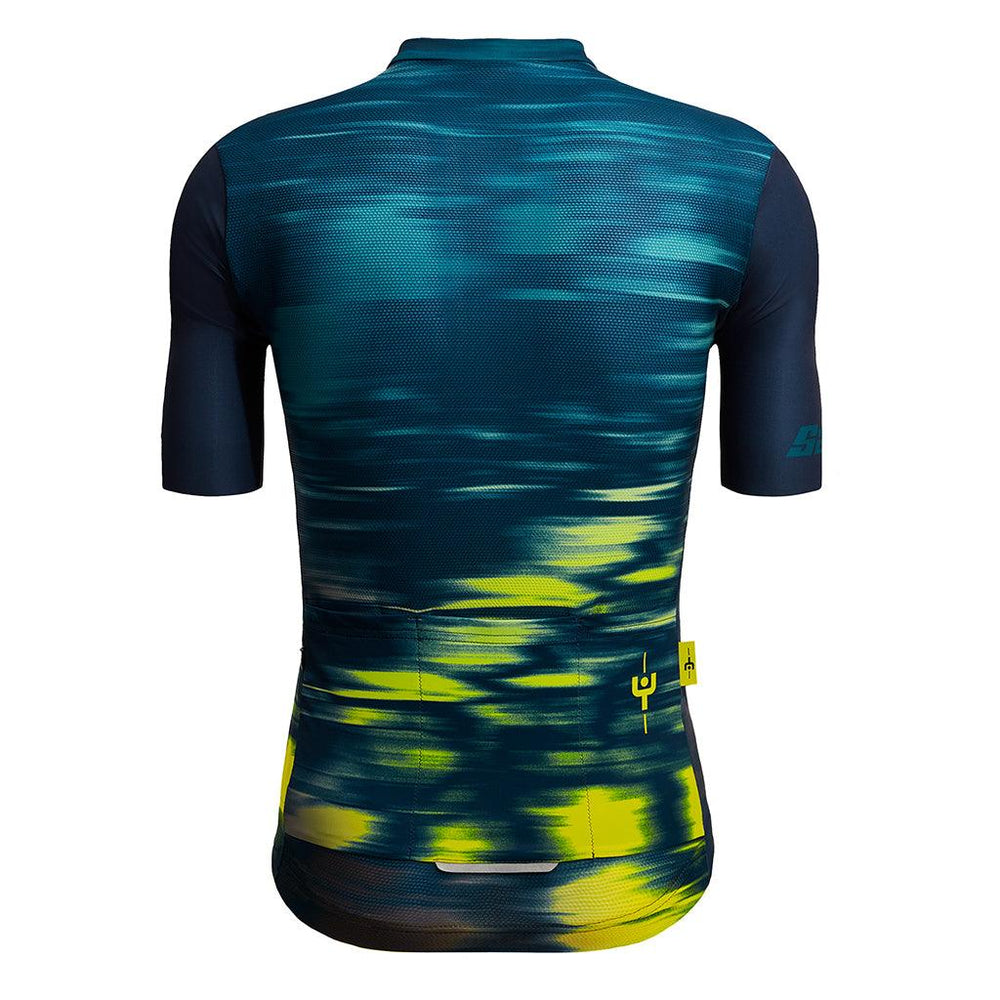 Santini Le Maillot Jaune Espirit Mens Cycling Jersey (Print) - BUMSONTHESADDLE