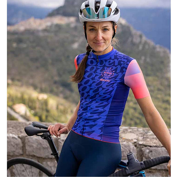 Santini Lizzie Lovers Womens Cycling Jersey (Print) - BUMSONTHESADDLE