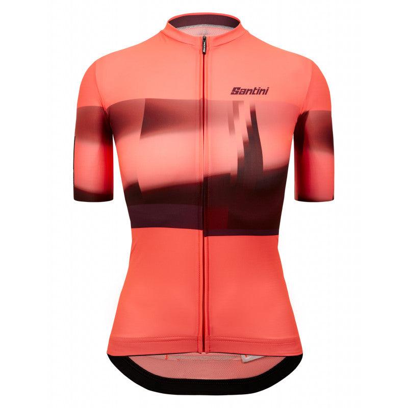 Santini Mirage Womens Cycling Jersey (Granatina) - BUMSONTHESADDLE