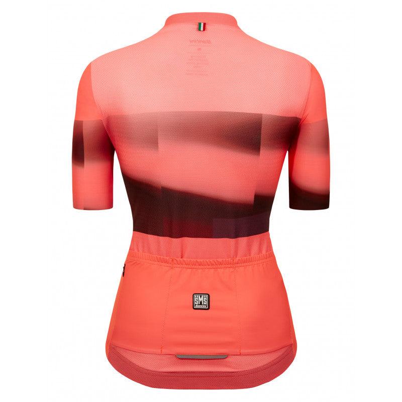 Santini Mirage Womens Cycling Jersey (Granatina) - BUMSONTHESADDLE