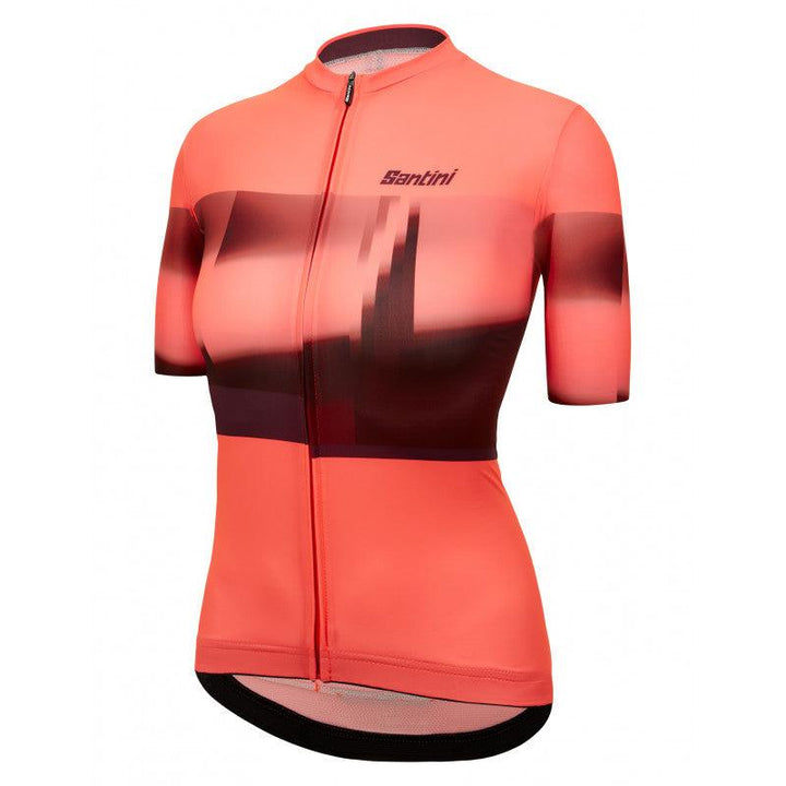 Santini Mirage Womens Cycling Jersey (Granatina) - BUMSONTHESADDLE