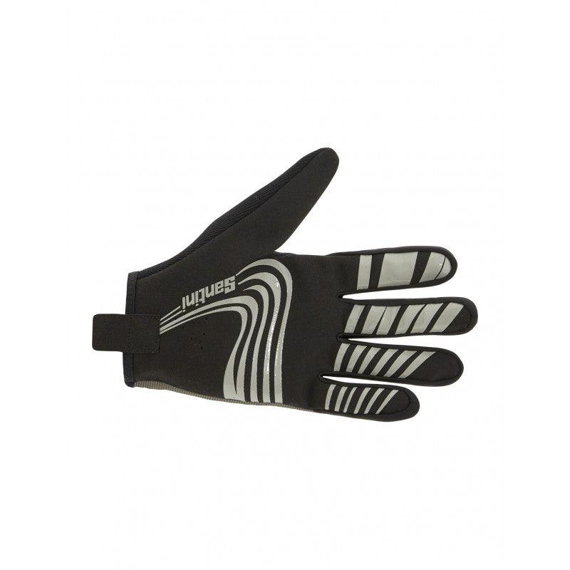 Santini MTB Unisex Cycling Gloves (Grey) - BUMSONTHESADDLE