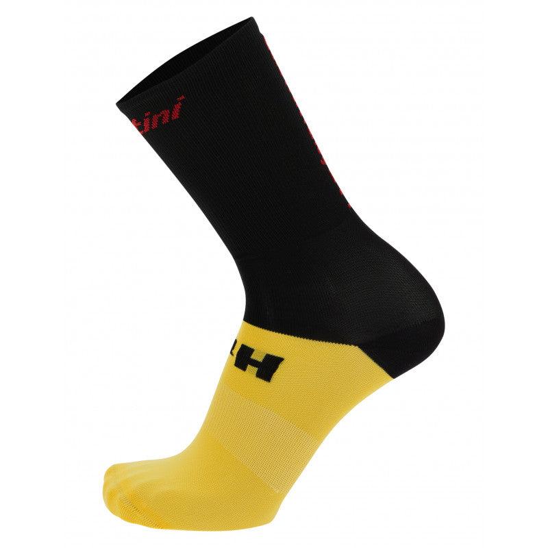Santini Mur De Huy Mens Cycling Socks (Print) - BUMSONTHESADDLE
