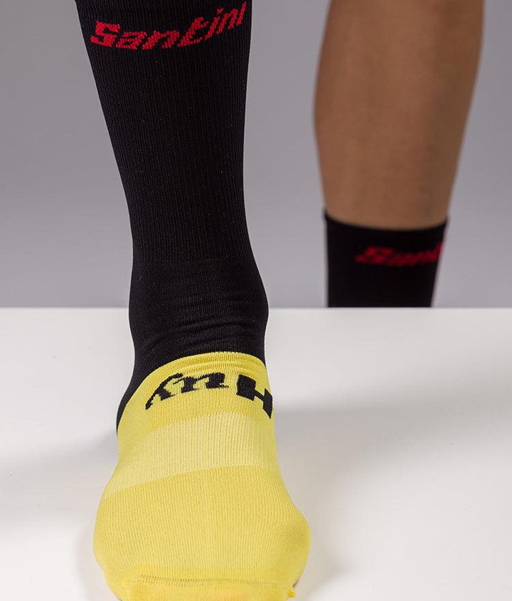 Santini Mur De Huy Mens Cycling Socks (Print) - BUMSONTHESADDLE