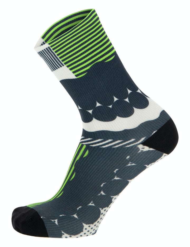 Santini Optic Unisex Cycling Socks (Fluo Green) - BUMSONTHESADDLE