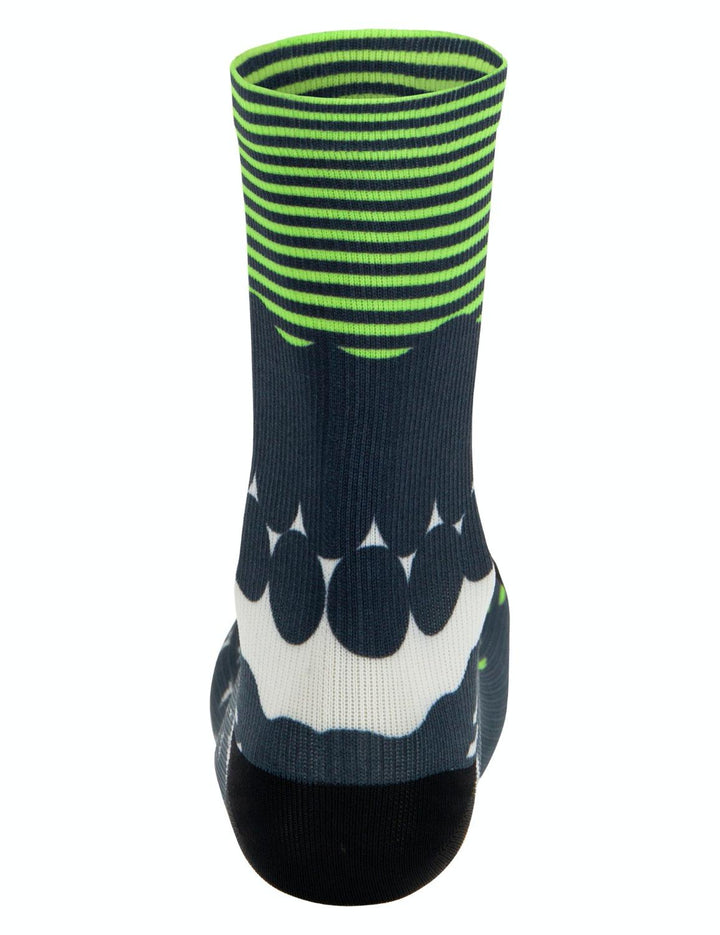 Santini Optic Unisex Cycling Socks (Fluo Green) - BUMSONTHESADDLE