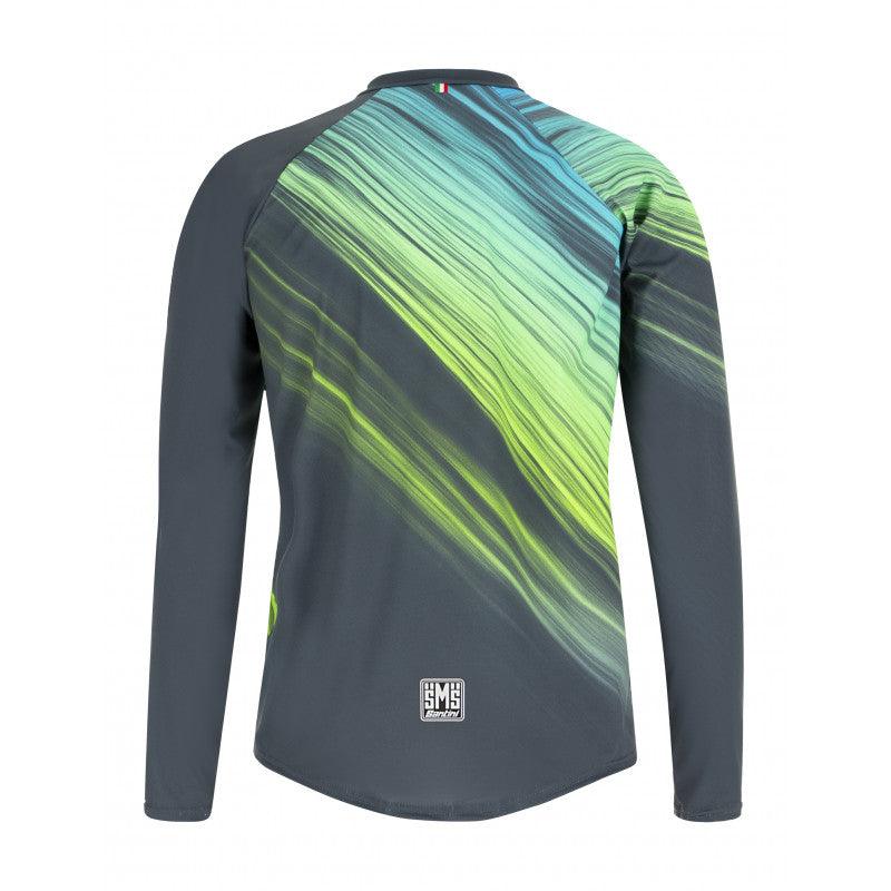 Santini Sasso MTB Mens Cycling Jersey (Green) - BUMSONTHESADDLE