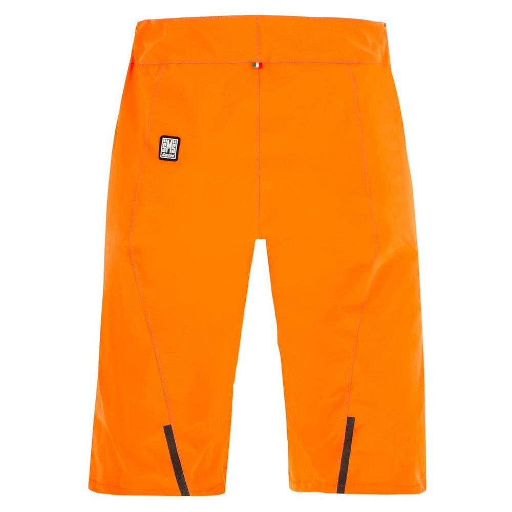 Santini Selva Mens MTB Cycling Shorts (Flashy Orange) - BUMSONTHESADDLE