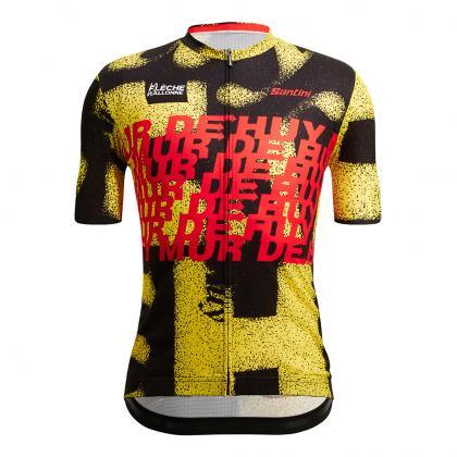 SantiniI TDF Mur De Huy Mens Cycling Jersey (Print) - BUMSONTHESADDLE