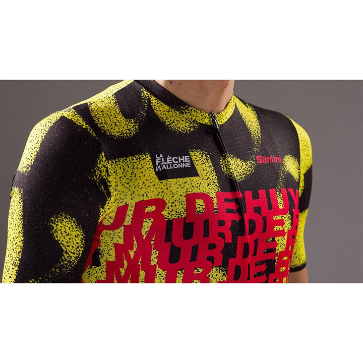 SantiniI TDF Mur De Huy Mens Cycling Jersey (Print) - BUMSONTHESADDLE