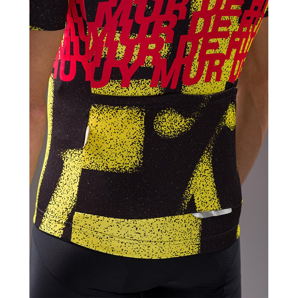 SantiniI TDF Mur De Huy Mens Cycling Jersey (Print) - BUMSONTHESADDLE