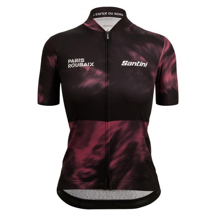 Santini TDF Parigi Roubaix Womens Cycling Jersey (Print) - BUMSONTHESADDLE