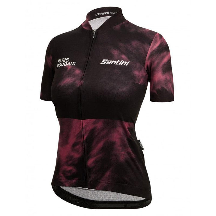 Santini TDF Parigi Roubaix Womens Cycling Jersey (Print) - BUMSONTHESADDLE