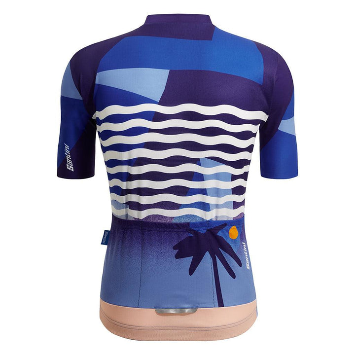 Santini TDF Paris Nice Mens Cycling Jersey (Print) - BUMSONTHESADDLE