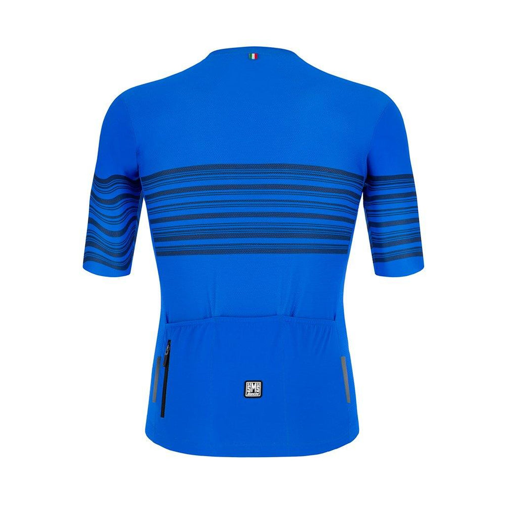 Santini Tono Profilo Mens Cycling Jersey (Royal Blue) - BUMSONTHESADDLE