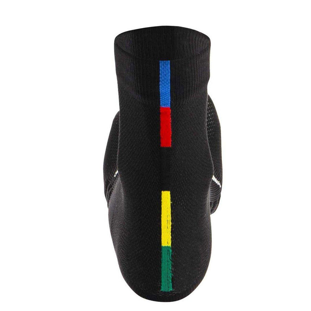 Santini UCI Official Rainbow Socks (Black) - BUMSONTHESADDLE