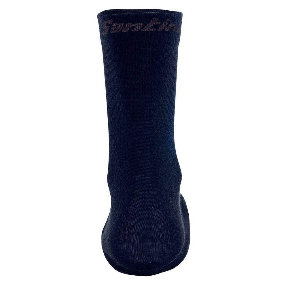 Santini Wool Mens Cycling Socks (Nautica Blue) - BUMSONTHESADDLE