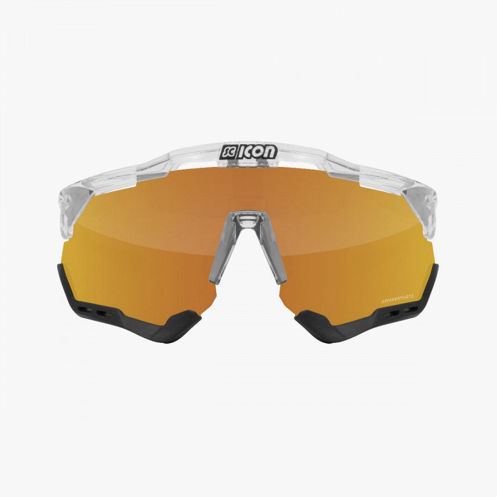 Scicon Aeroshade XL Sport Sunglasses (Multimirror Bronze/Crystal Gloss) - BUMSONTHESADDLE
