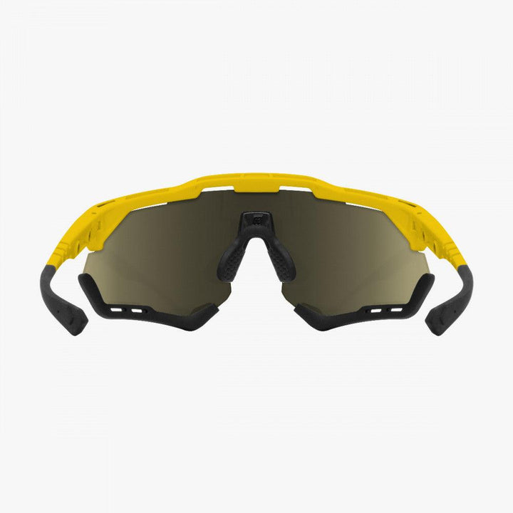 Scicon Aeroshade XL Sport Sunglasses (Multimirror Bronze/Yellow Gloss) - BUMSONTHESADDLE
