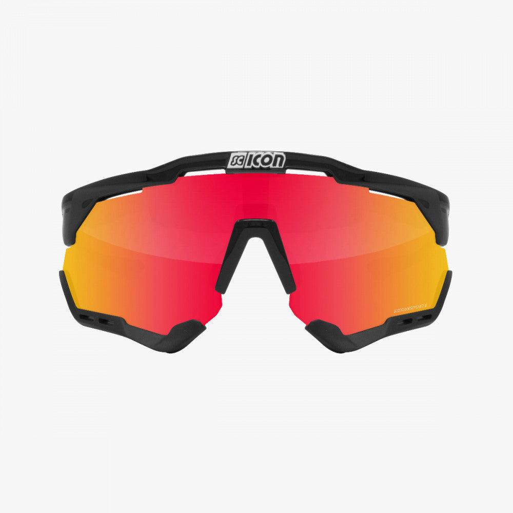 Scicon Aeroshade XL Sport Sunglasses (Multimirror Red/Black Gloss) - BUMSONTHESADDLE