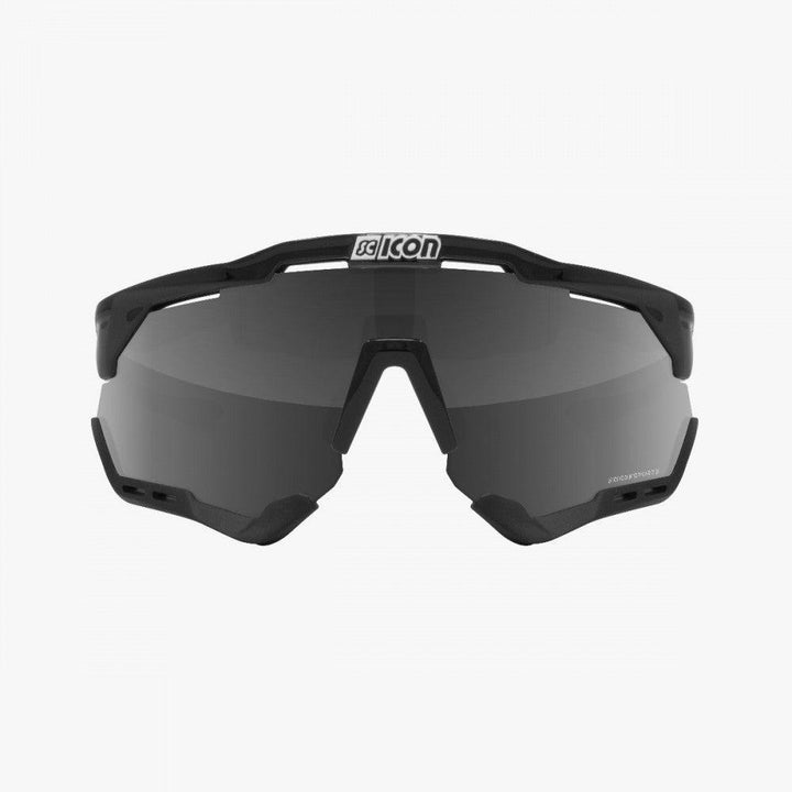 Scicon Aeroshade XL Sport Sunglasses (Multimirror Silver/Black Gloss) - BUMSONTHESADDLE